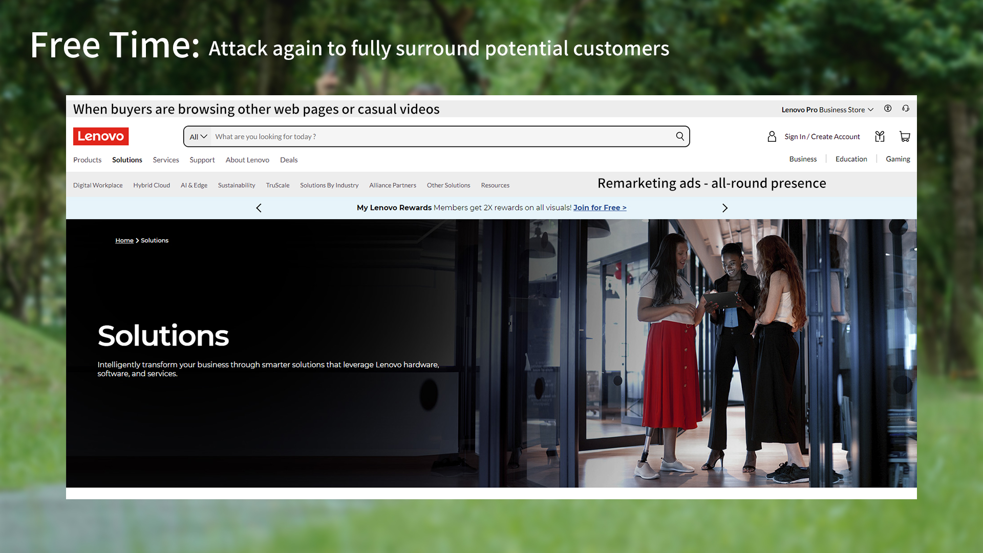 Free Time：Attack again to fully surround potential customers