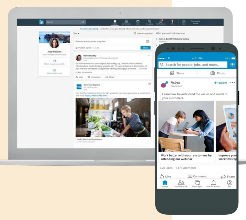 LinkedIn Advertising Form Information Feed Advertising