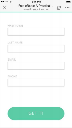 Ten rules for advanced LinkedIn content marketing: Creating an exquisite mobile landing page 2