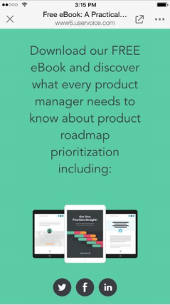 Ten rules for advanced LinkedIn content marketing: Creating a polished mobile landing page