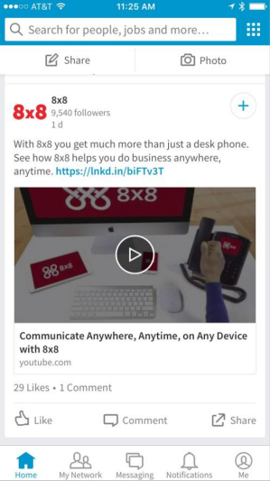 Ten rules for advanced LinkedIn content marketing: Adding rich media to LinkedIn corporate promotion content 2